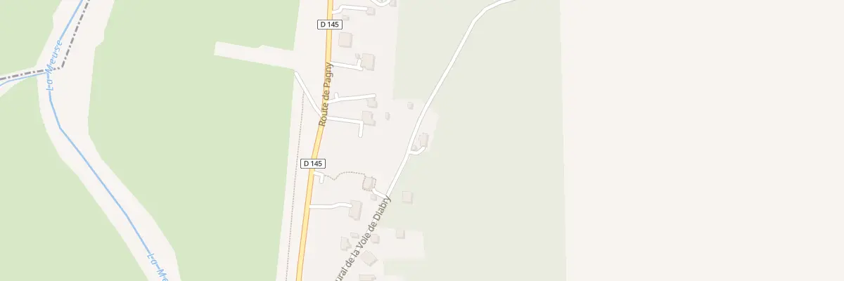 Plan du 10 Cr de la Voie Diabry à Sauvigny