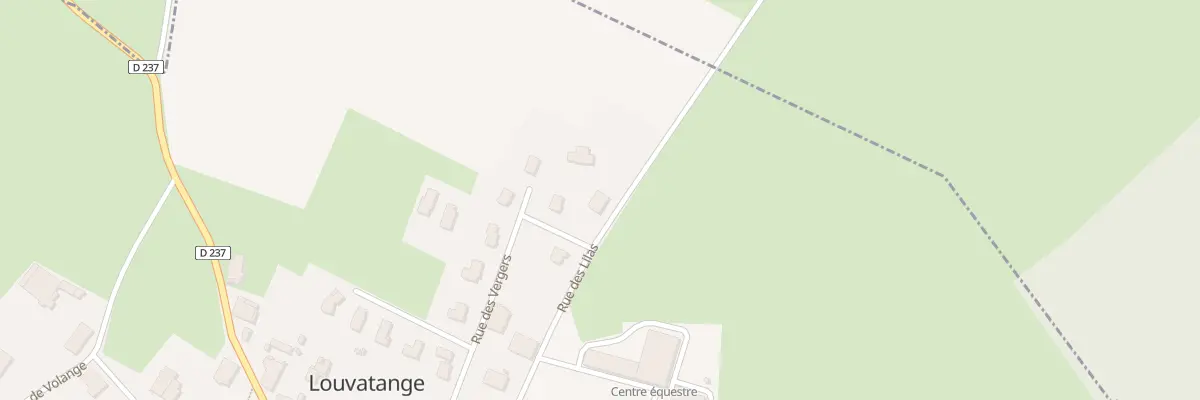 Plan du 9 Rue des Lilas à Louvatange