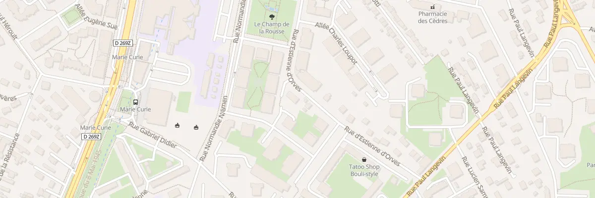 Plan du 27 Rue d’Estienne d’Orves à Échirolles
