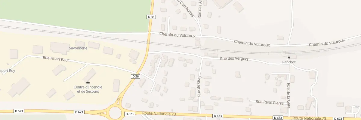 Plan du 4 Rue des Vergers à Ranchot