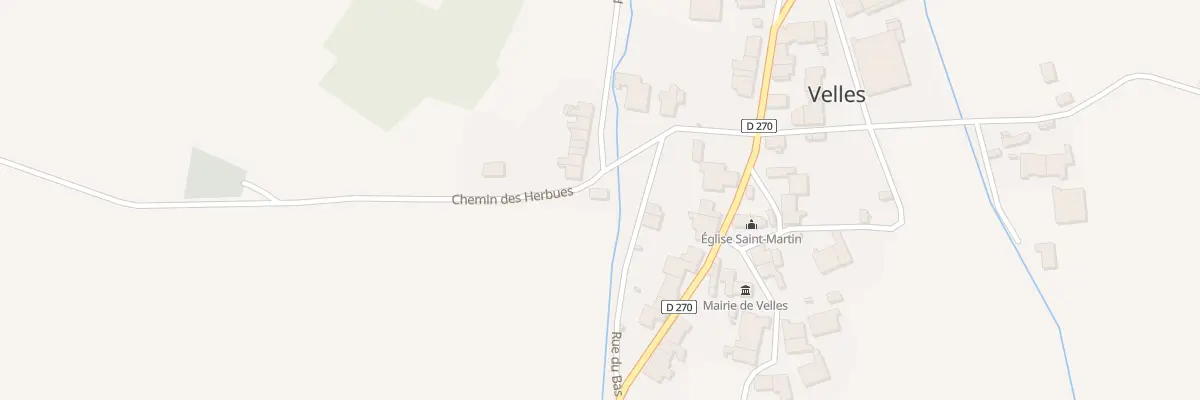 Plan du 1 Rue des Jovanes à Velles
