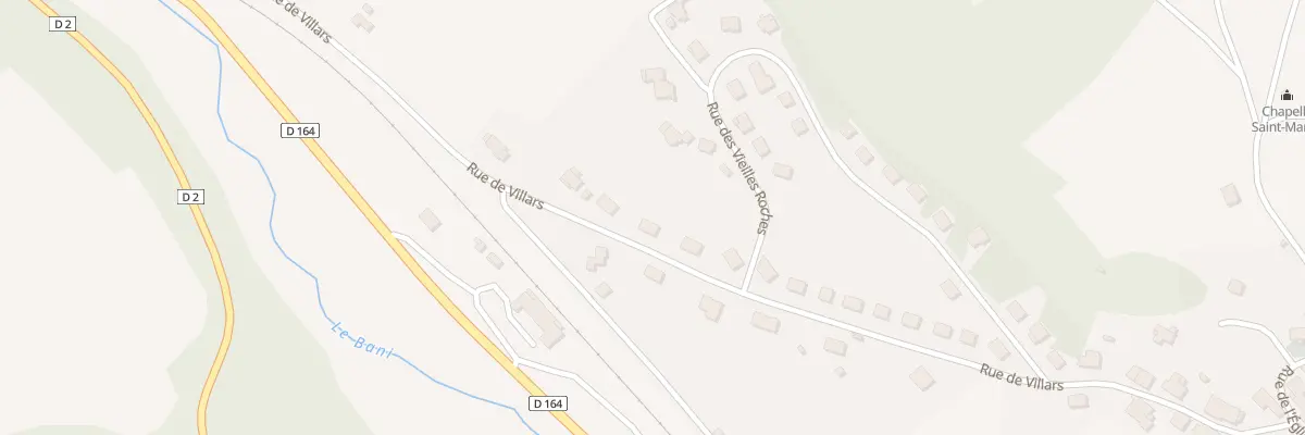 Plan du 26 Rue de Villars à Certilleux