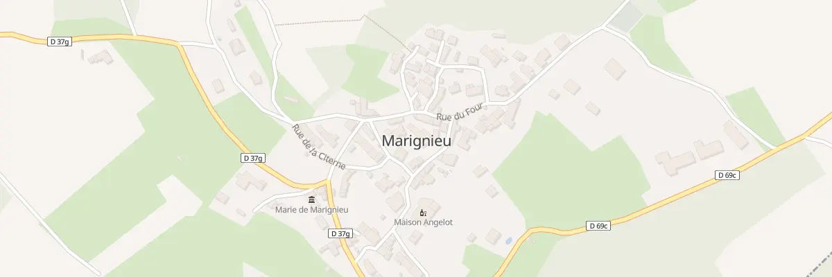 Plan du 5043 Marignieu à Marignieu