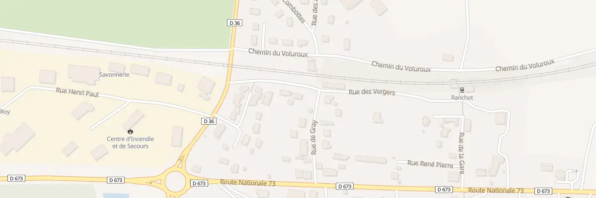 Plan du 6 Rue des Vergers à Ranchot