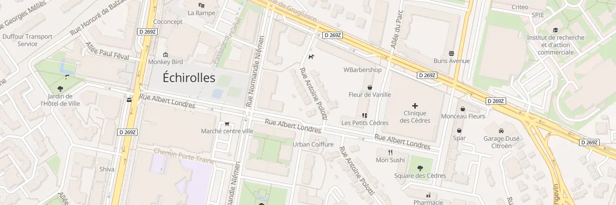 Plan du 45 Rue Antoine Polotti à Échirolles