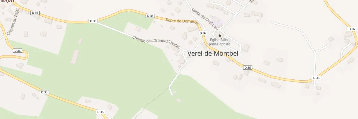 Plan du 5067 Planche à Verel-de-Montbel