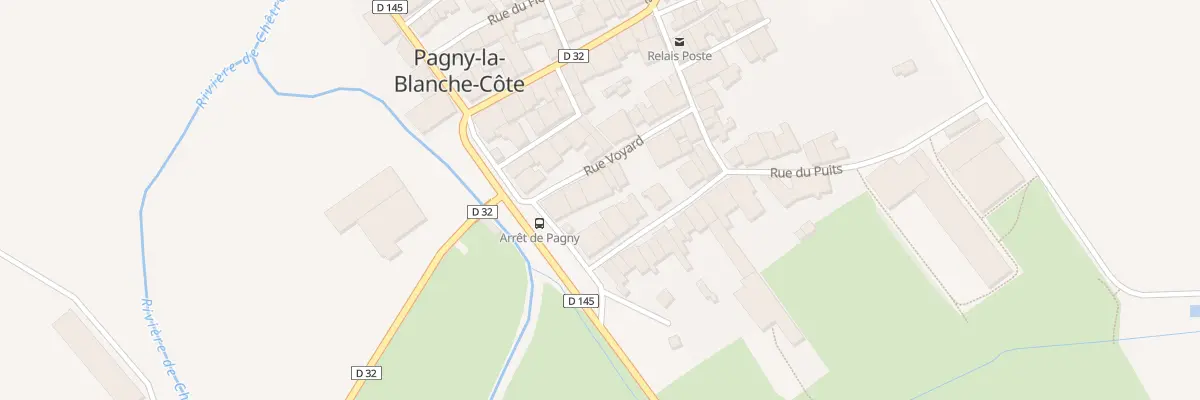 Plan du 6 Rue Voyard à Pagny-la-Blanche-Côte