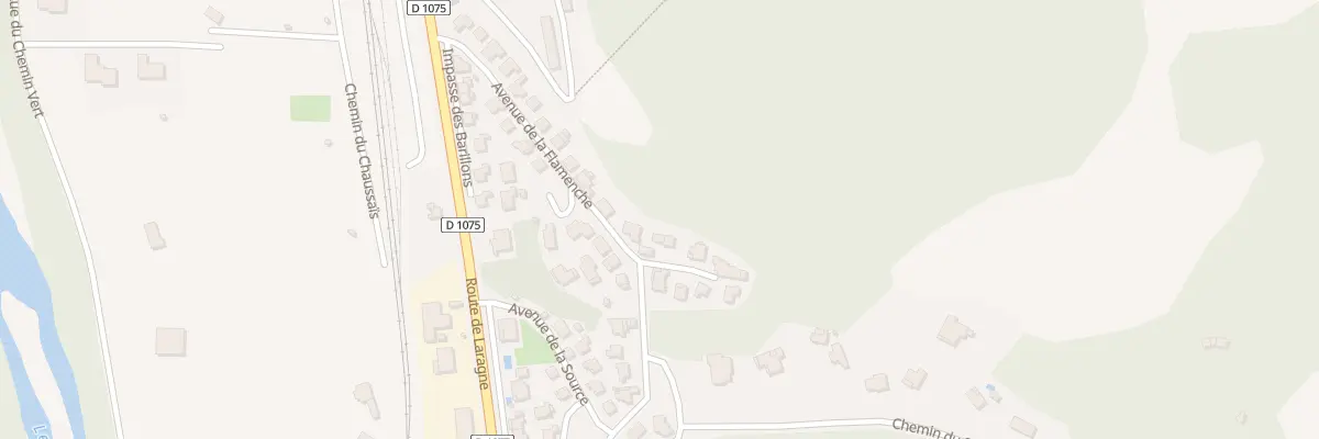 Plan du 3 Imp de la Flamenche à Serres