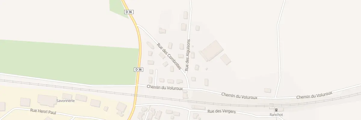 Plan du 1 Rue des Aiguisons à Ranchot