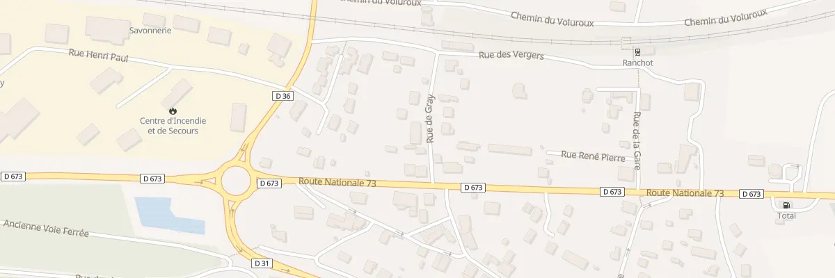 Plan du 3 Rue de Gray à Ranchot