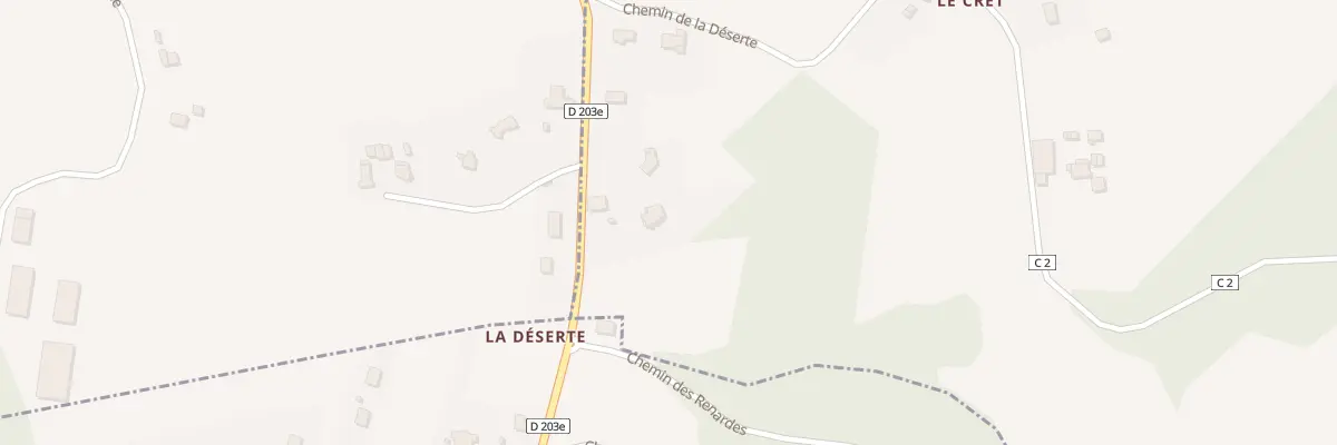 Plan du 183 Che de la Governière à La Bridoire