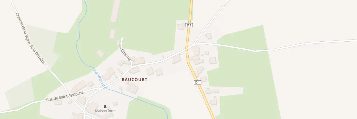Plan du 10 Gr Grande Rue A Raucourt à Roche-et-Raucourt