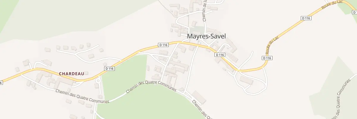 Plan du 45 Che des Versannes à Mayres-Savel
