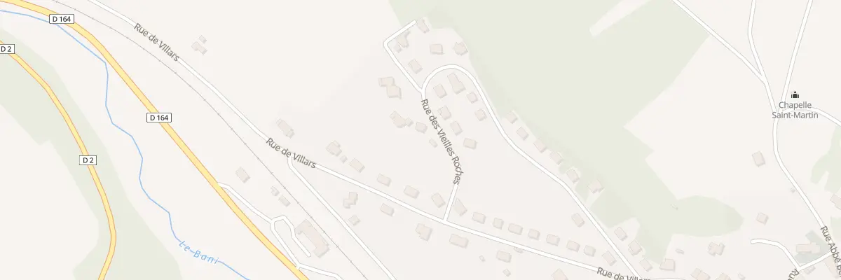 Plan du 28 Rue des Vieilles Roches à Certilleux