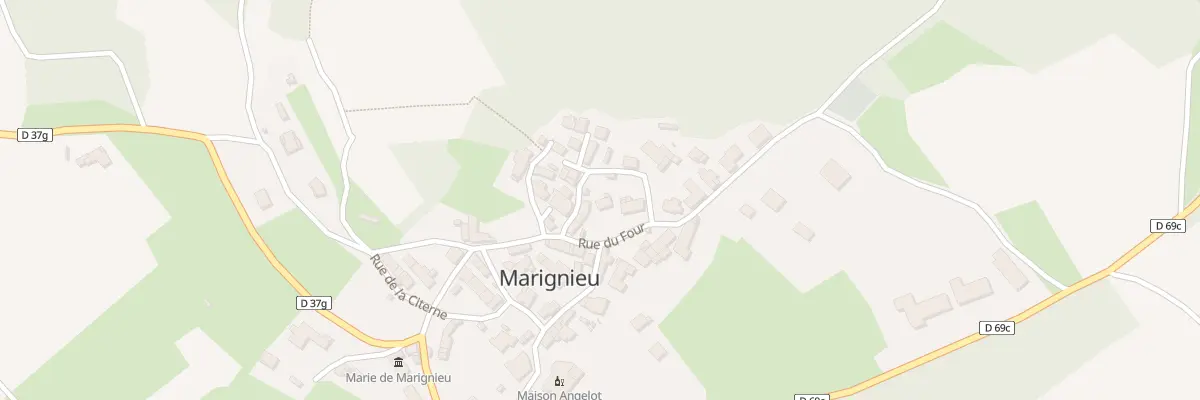 Plan du 5036 Marignieu à Marignieu