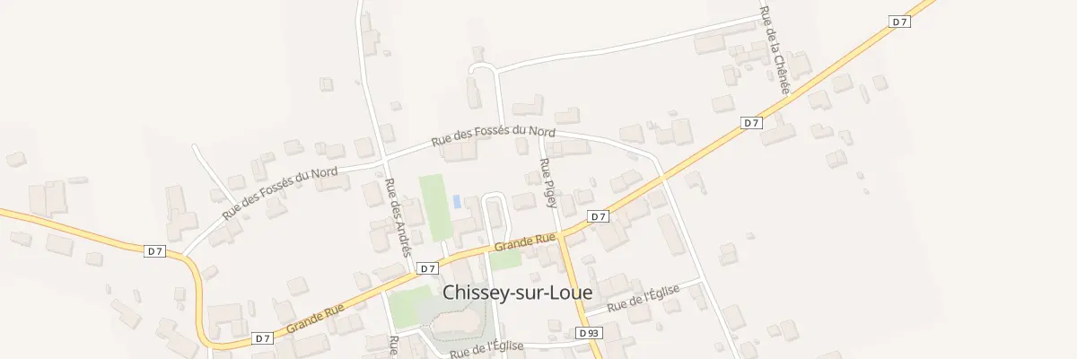 Plan du 3 Rue des Pigey à Chissey-sur-Loue