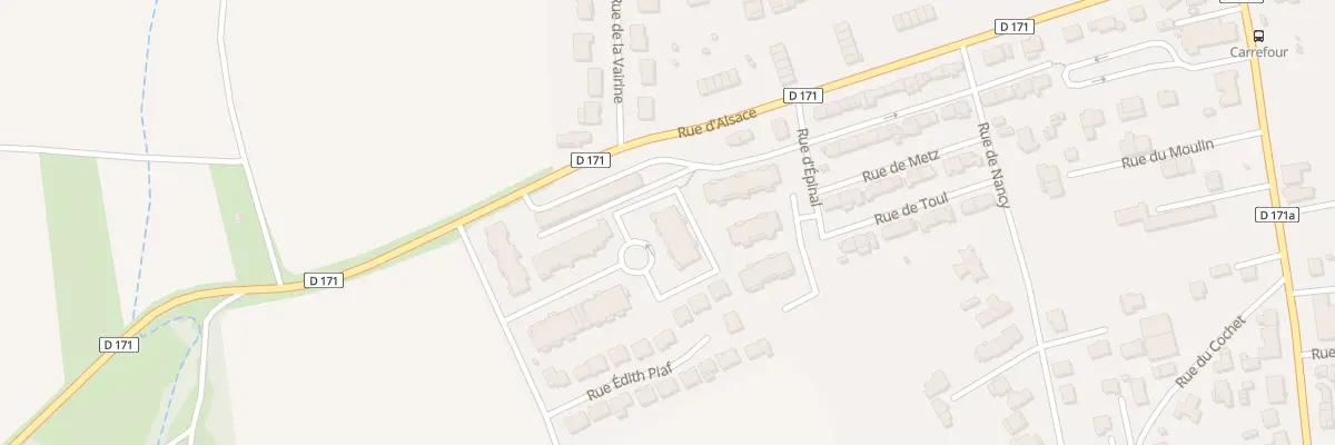Plan du 7 Rue Georges Brassens à Lexy