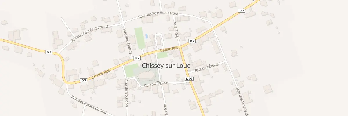 Plan du 40 Grande Rue à Chissey-sur-Loue