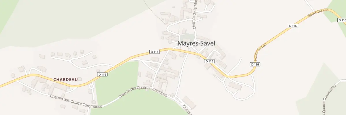 Plan du 15 Chem des Versannes à Mayres-Savel