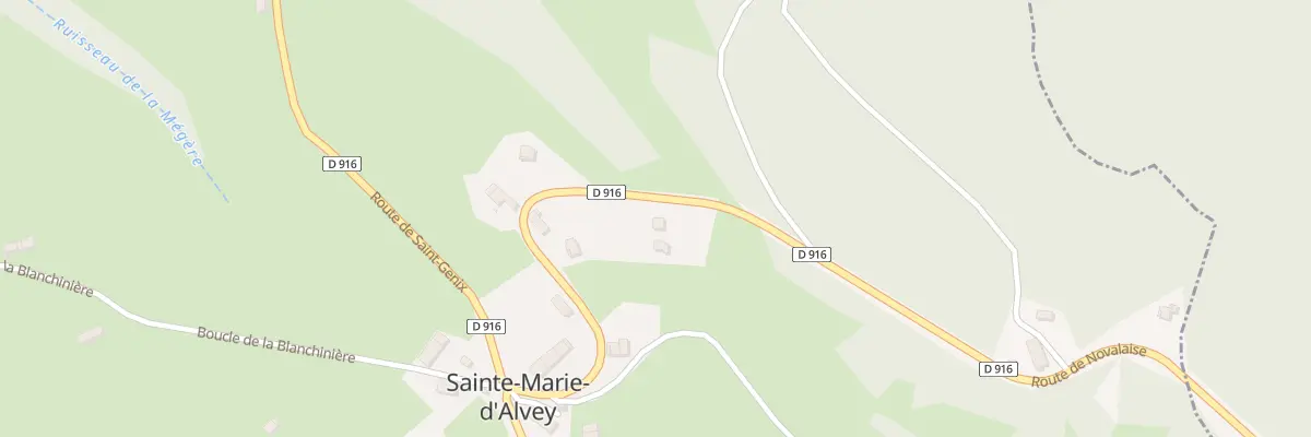 Plan du 320A Rte de Novalaise à Sainte-Marie-d’Alvey