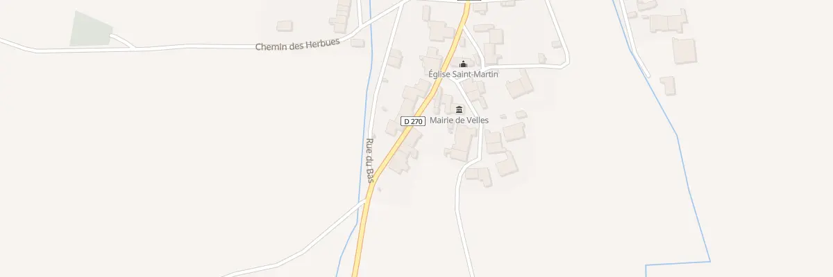 Plan du 6 Rue Martin Vallot à Velles