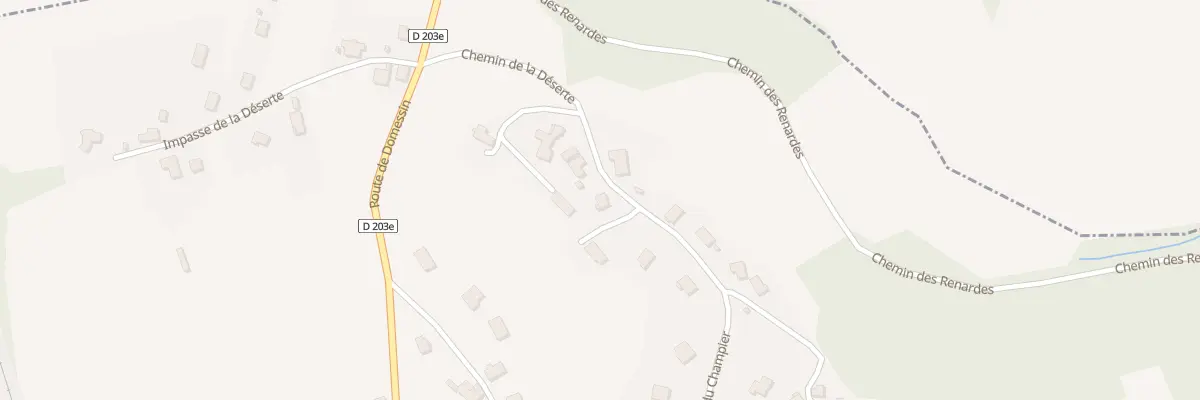 Plan du 5272 La Deserte à Saint-Béron
