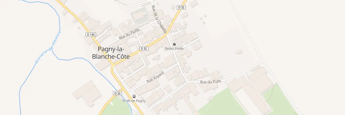 Plan du 5 Rue de la Chapelle à Pagny-la-Blanche-Côte