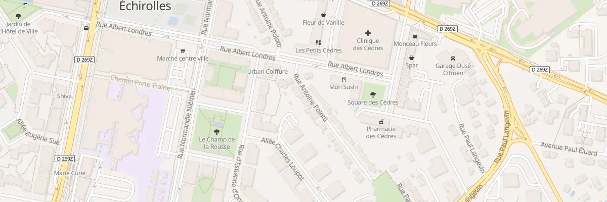 Plan du 38 Rue Antoine Polotti à Échirolles