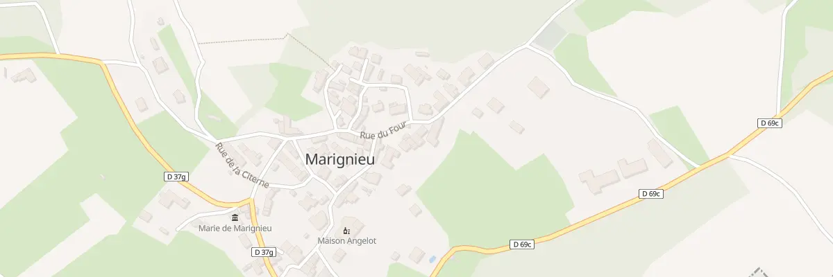 Plan du 5083 Marignieu à Marignieu