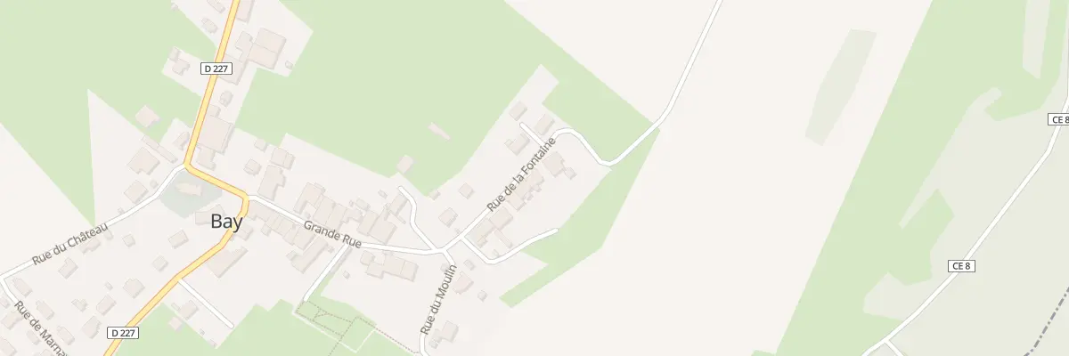 Plan du 12 Rue de la Fontaine à Bay