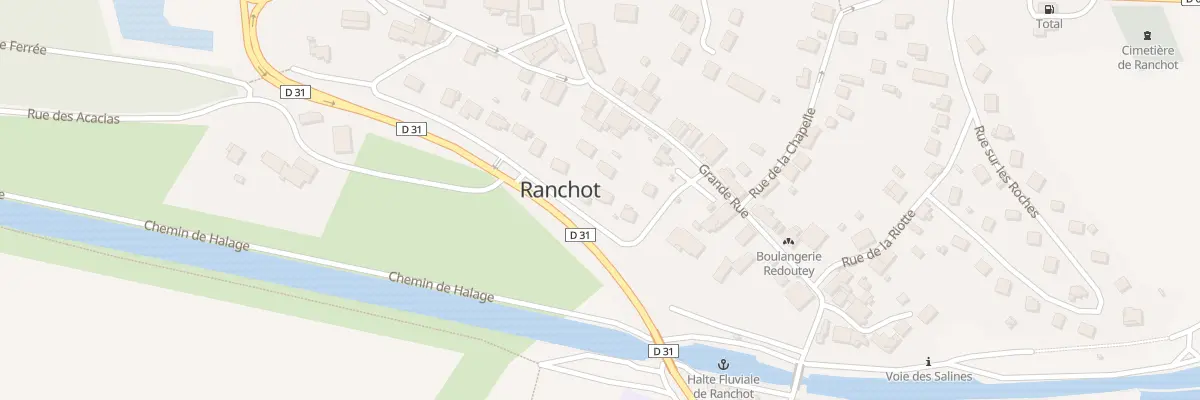 Plan du 6 Rue Champs La Vigne à Ranchot