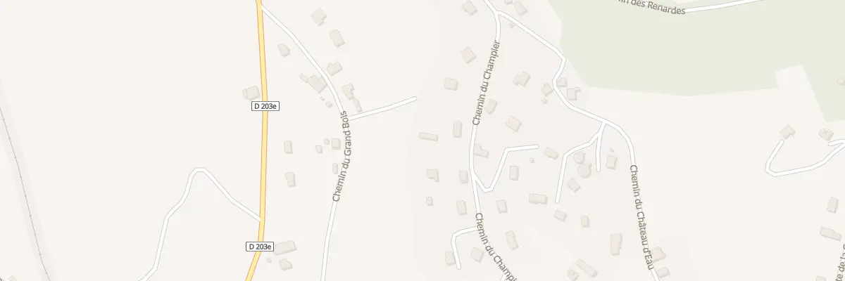 Plan du 395B Che du Champier à Saint-Béron
