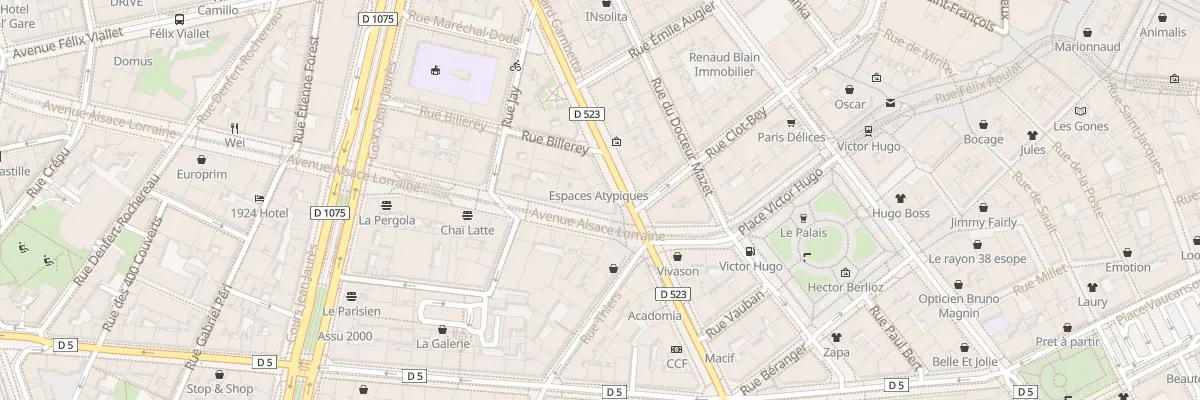 Plan du 8 Av Alsace Lorraine à Grenoble