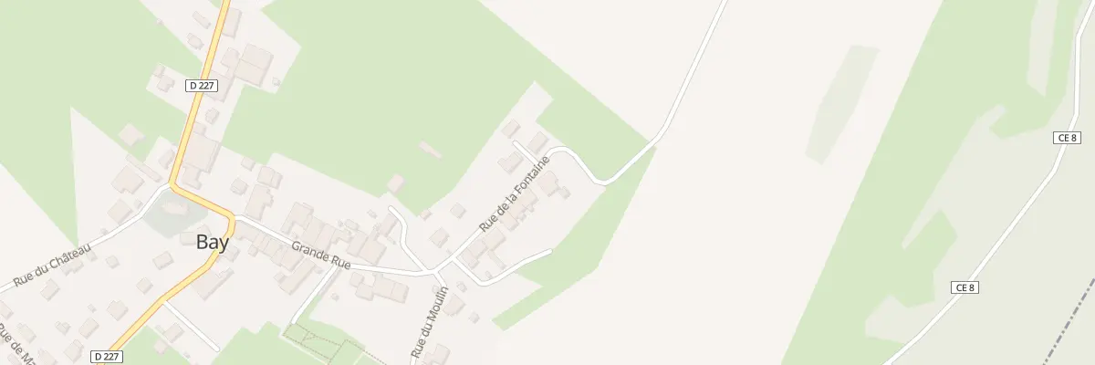 Plan du 14 Rue de la Fontaine à Bay