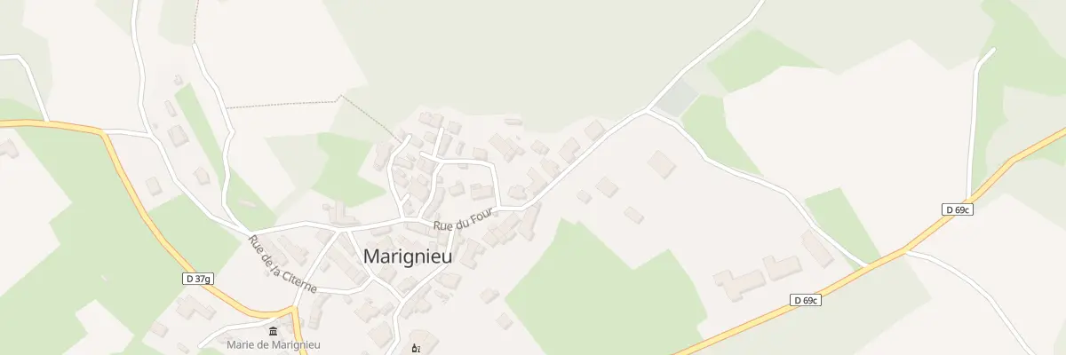 Plan du 281 Rue du Four à Marignieu