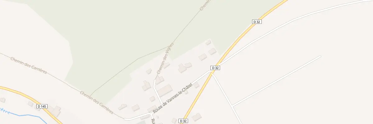 Plan du 3 Rte de Vannes le Chatel à Pagny-la-Blanche-Côte