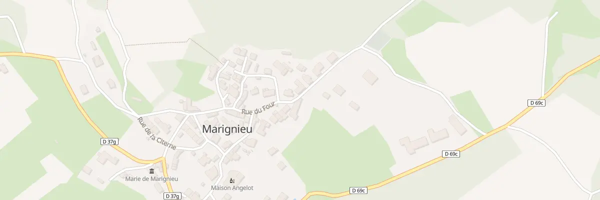 Plan du 272 Rue du Four à Marignieu