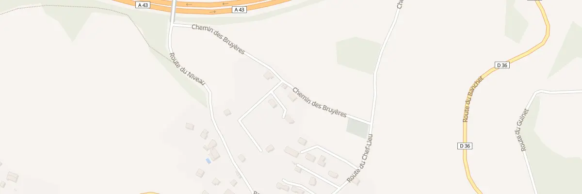 Plan du 137 Chem des Bruyères à Verel-de-Montbel