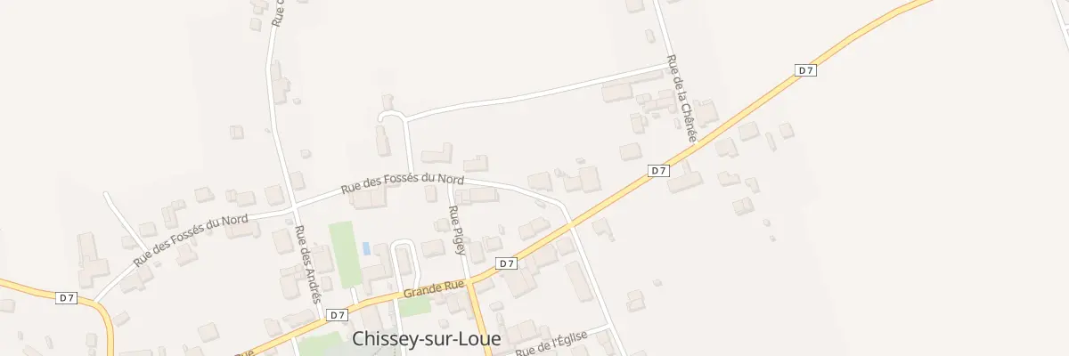 Plan du 29 Rue des Fossés du Nord à Chissey-sur-Loue