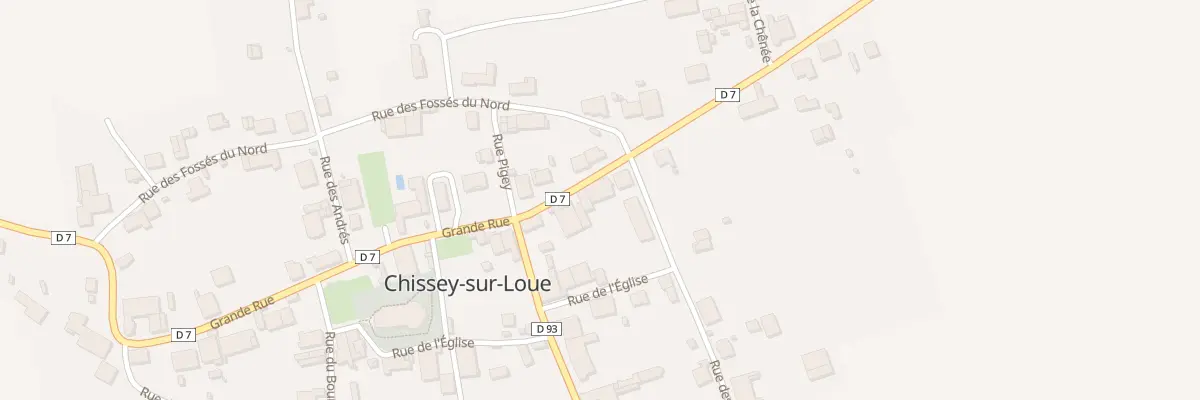 Plan du 52 Grande Rue à Chissey-sur-Loue