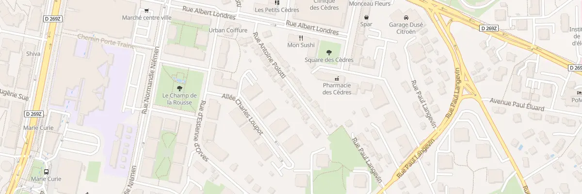 Plan du 31 Rue Antoine Polotti à Échirolles