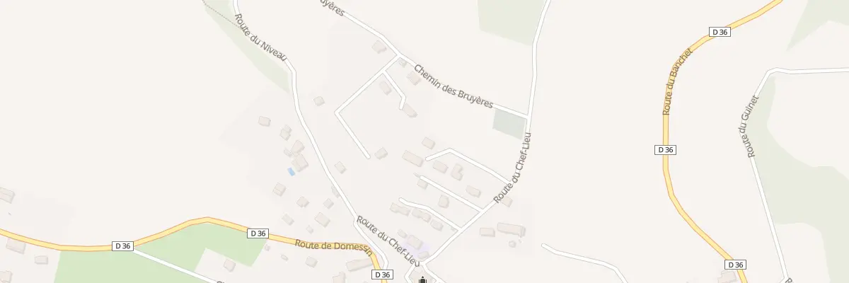Plan du 305 Rte du Chef Lieu à Verel-de-Montbel