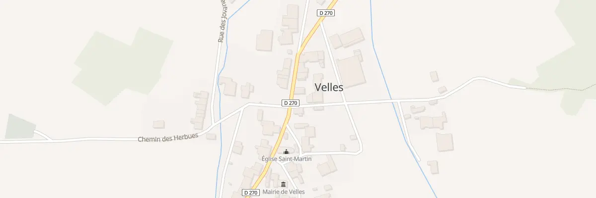 Plan du 12 Rue Martin Vallot à Velles