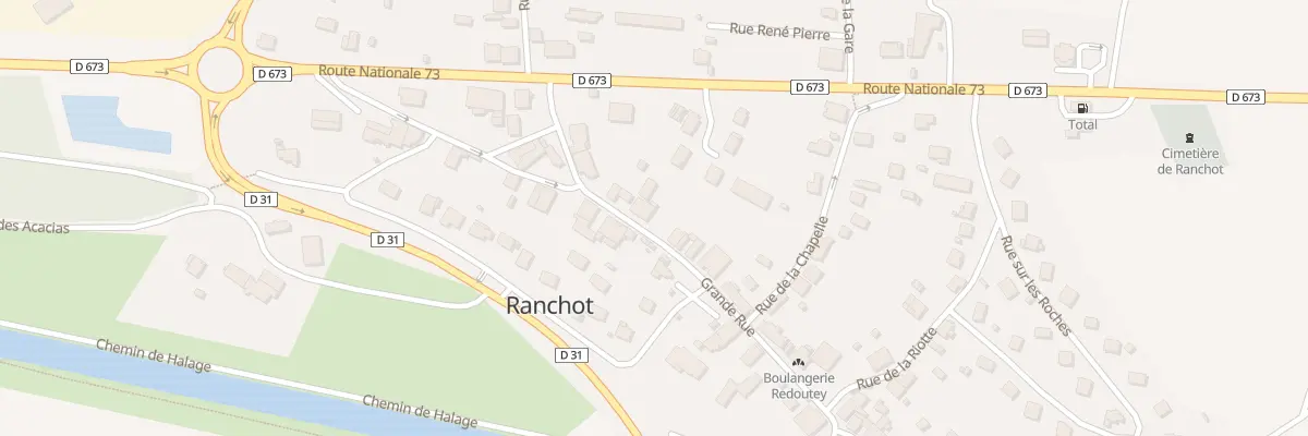 Plan du 7 Gr Grande Rue à Ranchot
