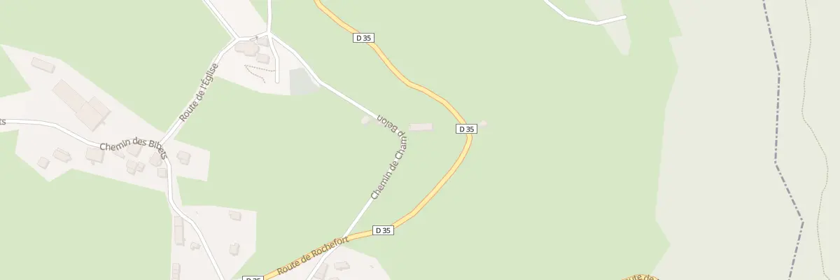Plan du 205 Che de Champ Belon à Sainte-Marie-d’Alvey