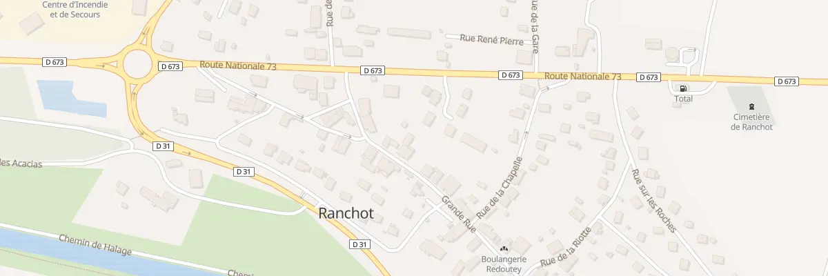 Plan du 5B Gr Grande Rue à Ranchot