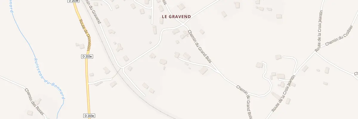 Plan du 211B Che du Grand Bois à Saint-Béron