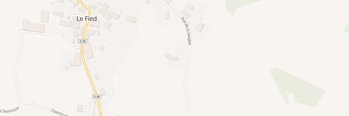 Plan du 5103 Rue de la Saugiat au Fied
