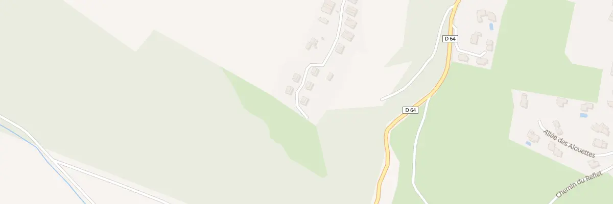 Plan du 13 Che du Foulet à Champagnier