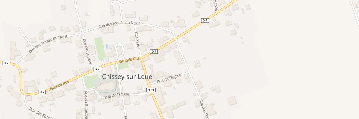 Plan du 2 Rue des Fossés du Levant à Chissey-sur-Loue